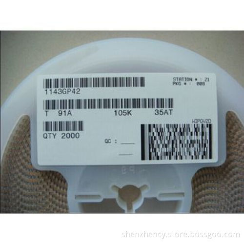 Tantalum Capacitors, T491A105K035AT, 1UF 35V 10% 1206, A Case